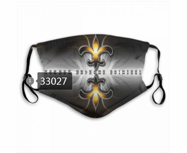 New 2021 NFL New Orleans Saints #78 Dust mask with filter->nfl dust mask->Sports Accessory